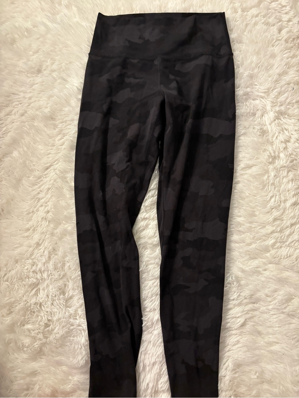Amazon Black Camo High-Waist Girls' Leggings